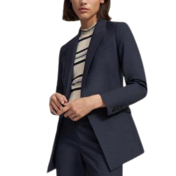 Theory Jackets & Blazers - THEORY NWT Blazer Navy Blue 2 button SIZE 10